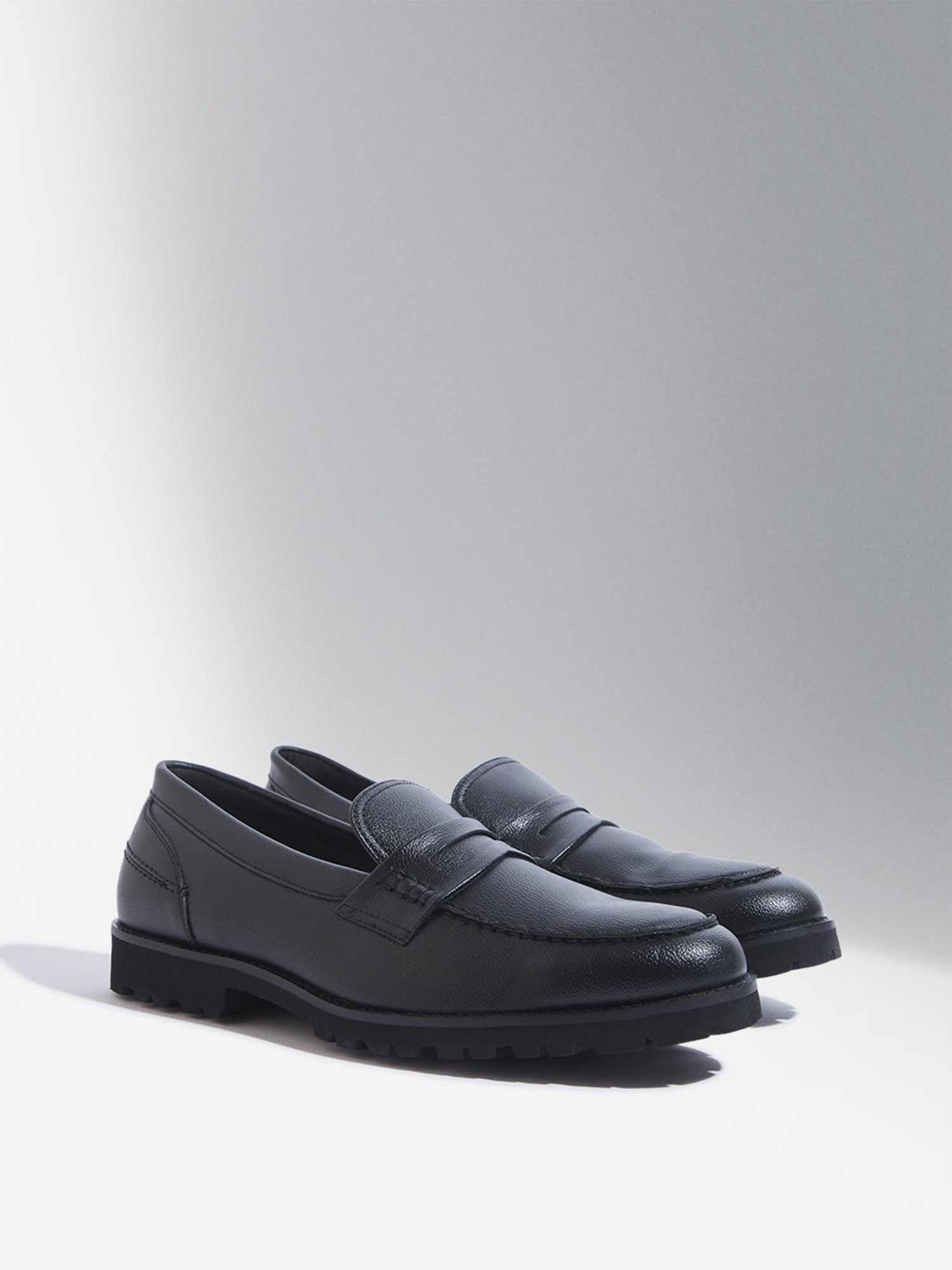 SOLEPLAY by Westside Black Penny Loafers