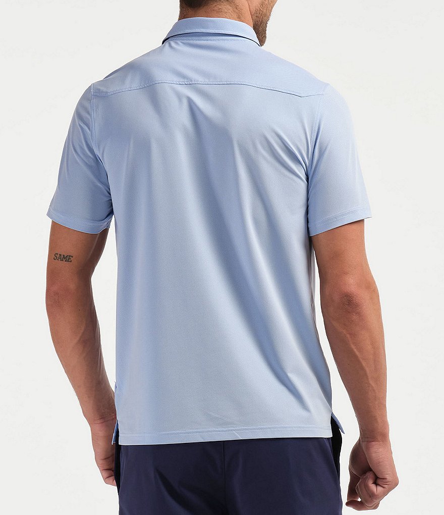 RHONE Commuter Stretch Short-Sleeve Performance Polo Shirt