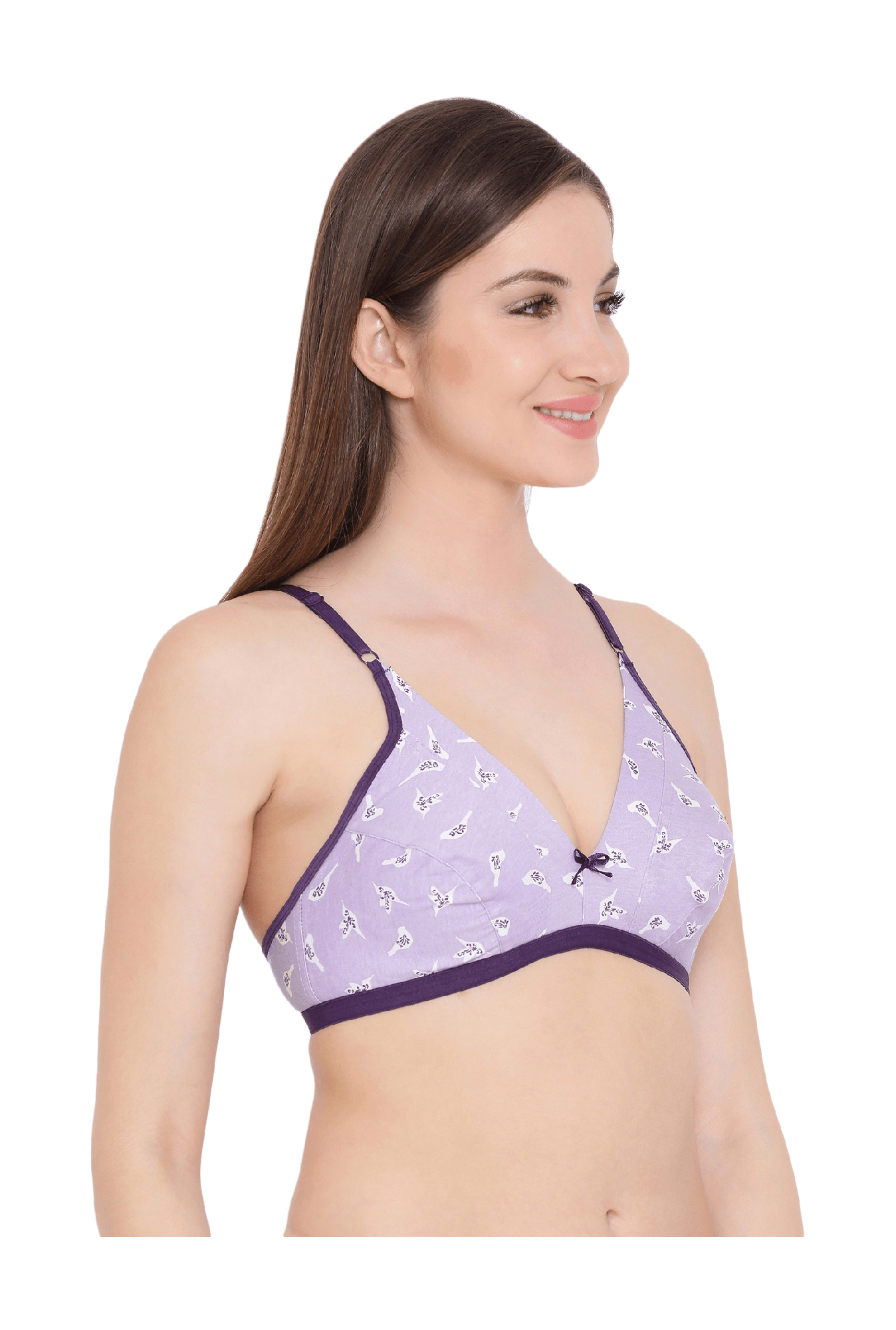 Tweens Peach & Green Non Padded Bra (Pack Of 2)