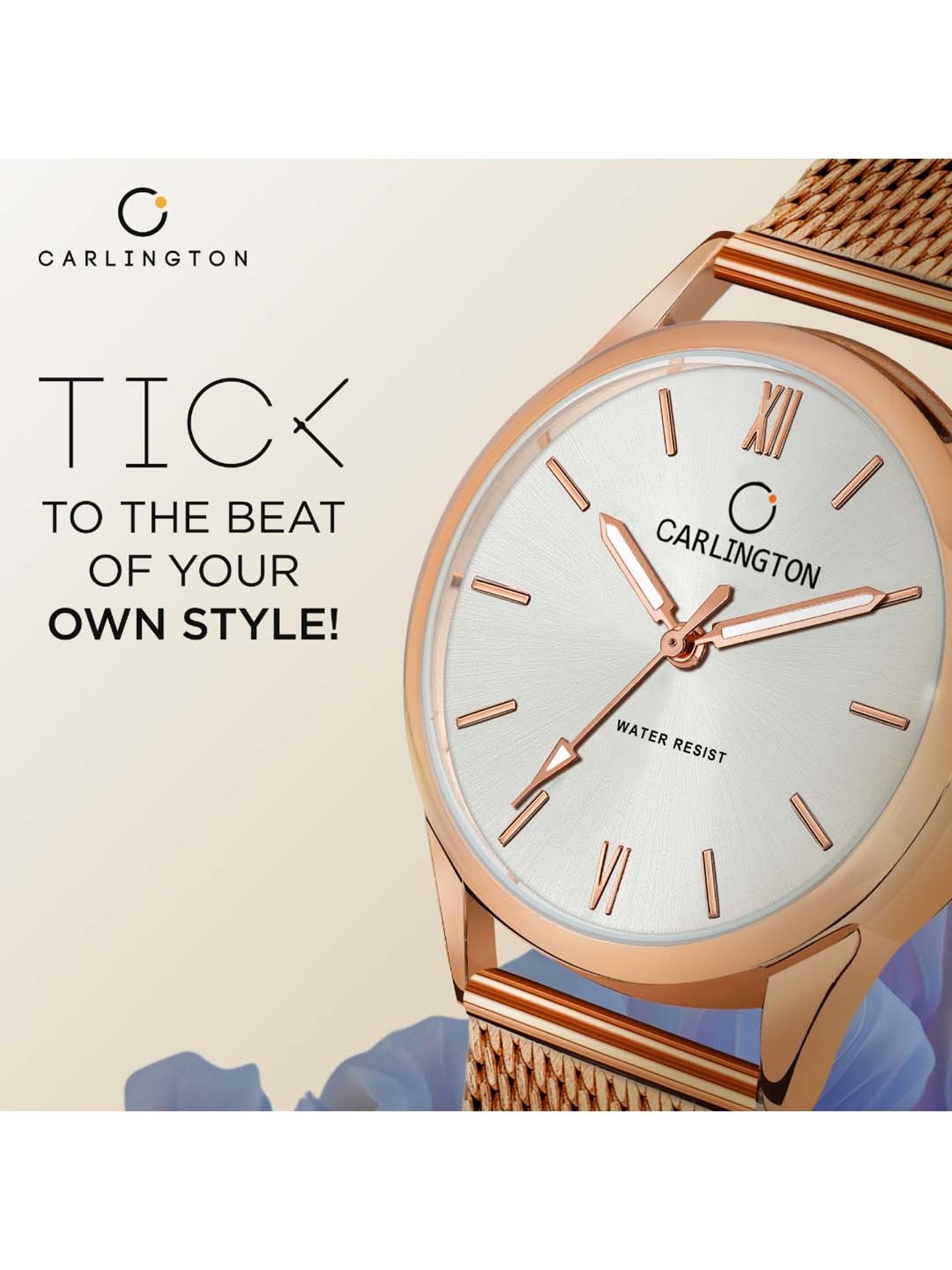 CARLINGTON CT 2008 Analog Watch for Women