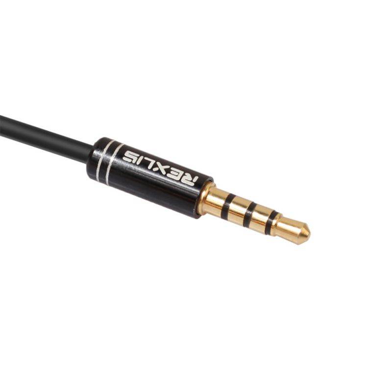 3.5mm Headset Adapter Y Splitter Jack Cable with Separate Microphone and Audio Headphone