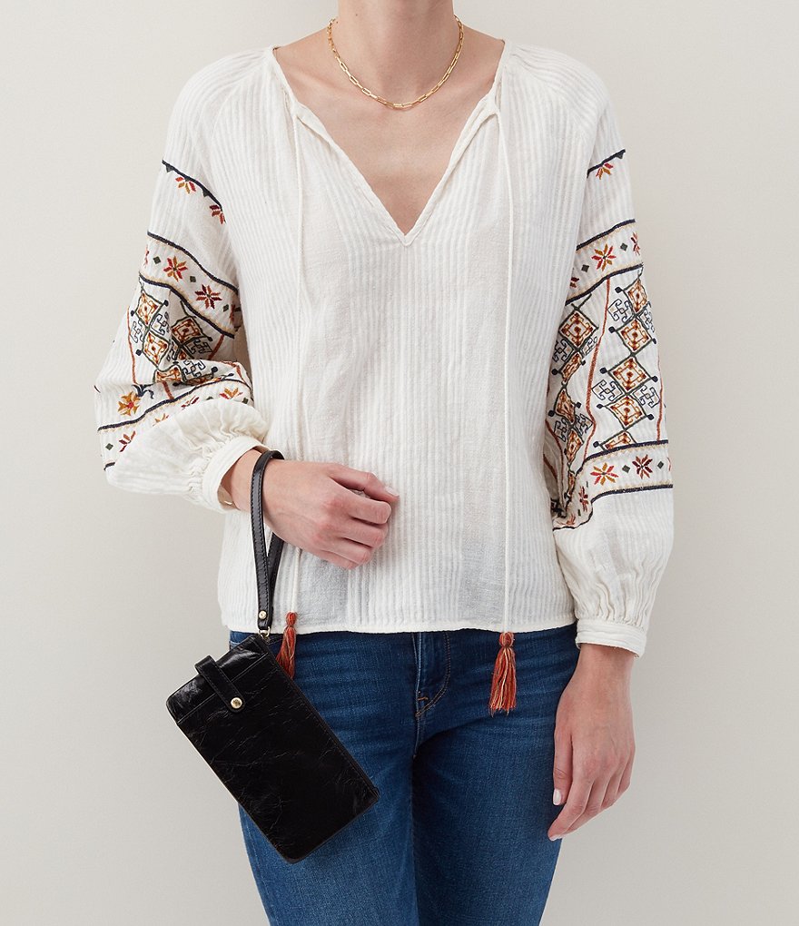 Michael Kors Zebra Signature Jet Set Double Zip Wristlet