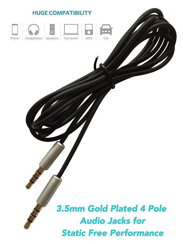 Sony MDR 1.5M Replacement Audio Cable For Sony MDR Series