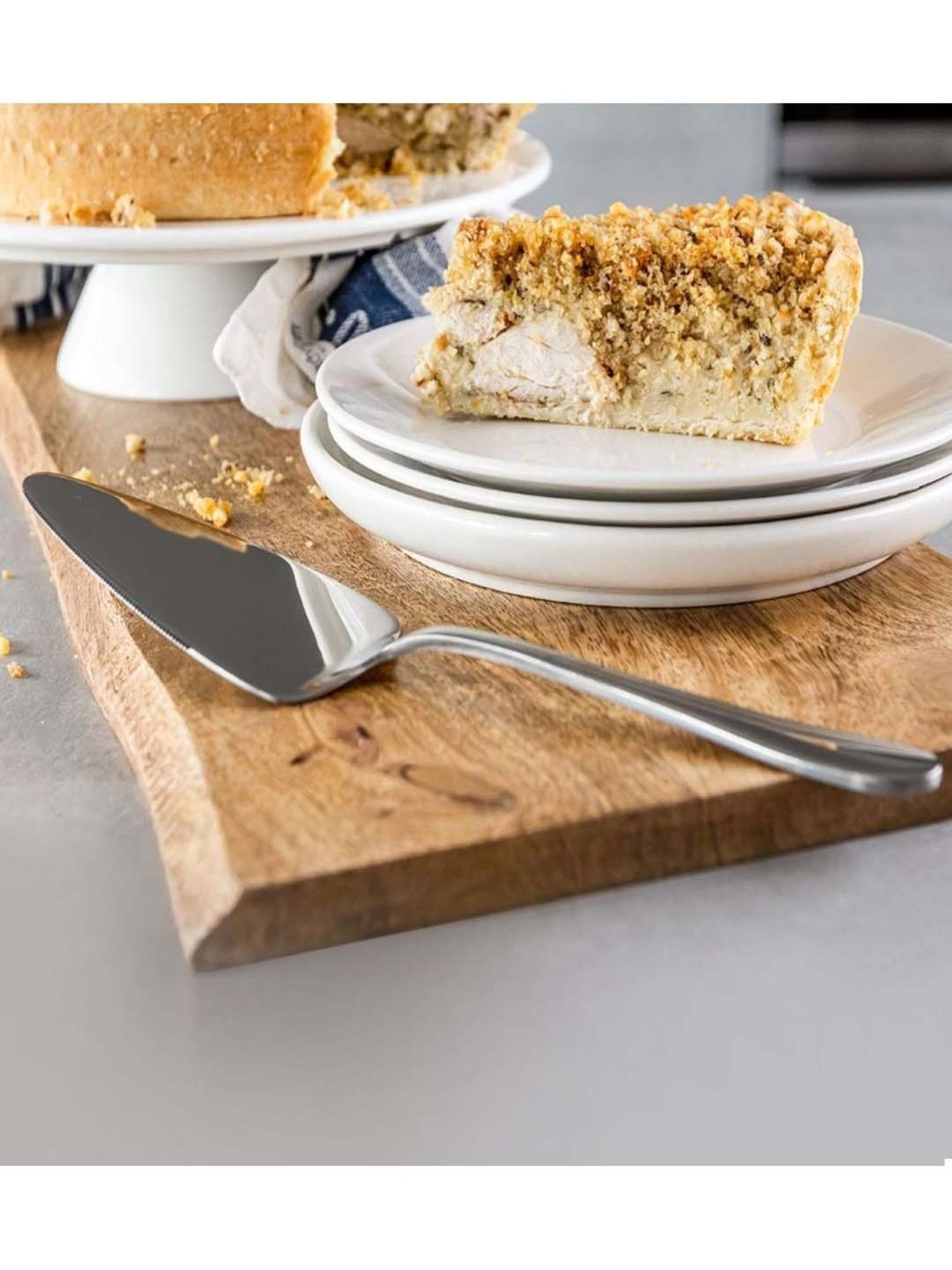 MasterClass Silver Stainless Steel Cake And Pie Server
