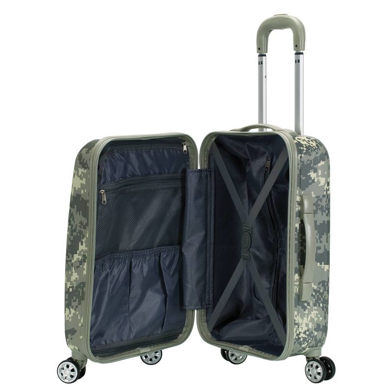 Rockland 20'' Polycarbonate Carry On Hardside Suitcase