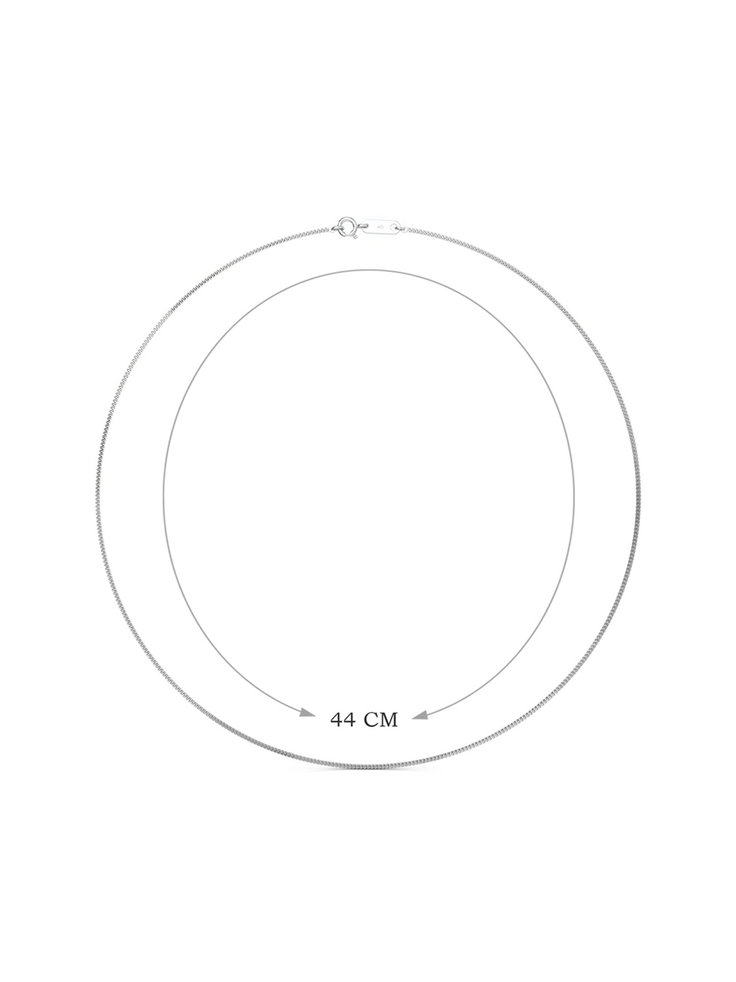 Joyalukkas Burnished 950 Platinum Chain