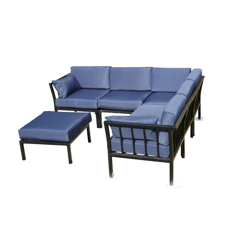 6pc Sectional Sofa Patio Conversation Set - Patio Festival