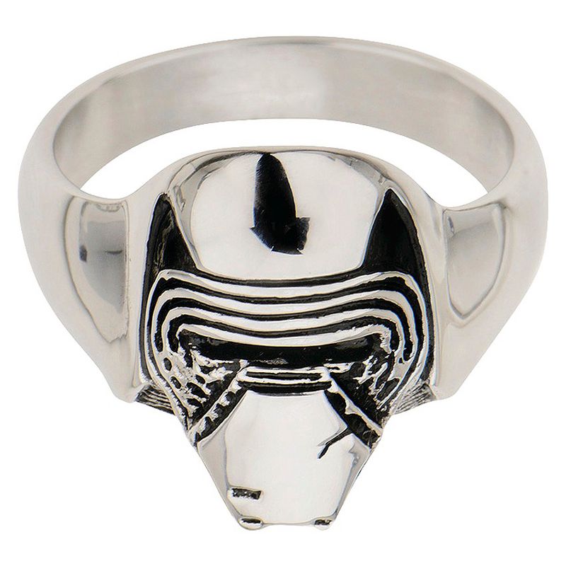 Men's Star Wars Lead Villain Kylo Ren Stainless Steel 3D Ring