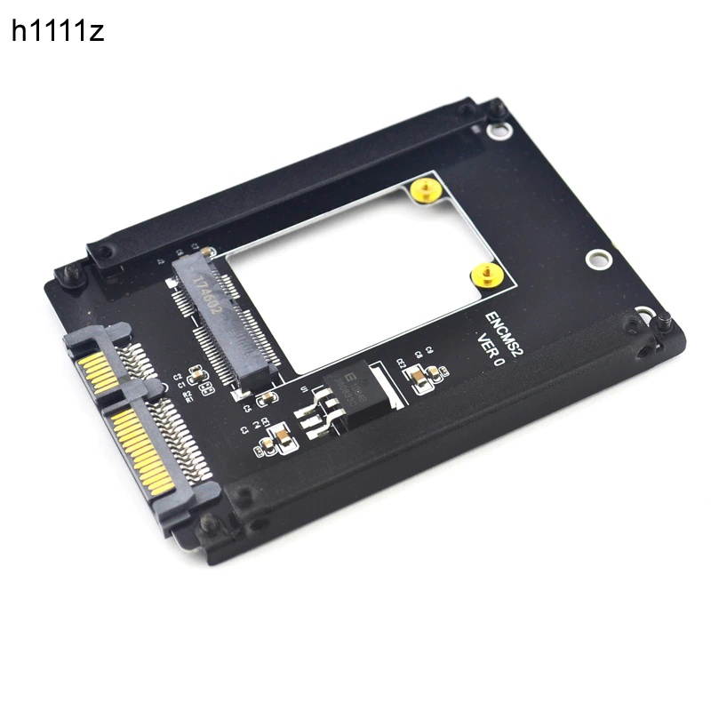 mSATA to SATA Adapter Mini PCIe mSATA SSD to 2.5" SATA3 Drive Converter Card Adaptor Support Full High mSATA SSD for Computer PC