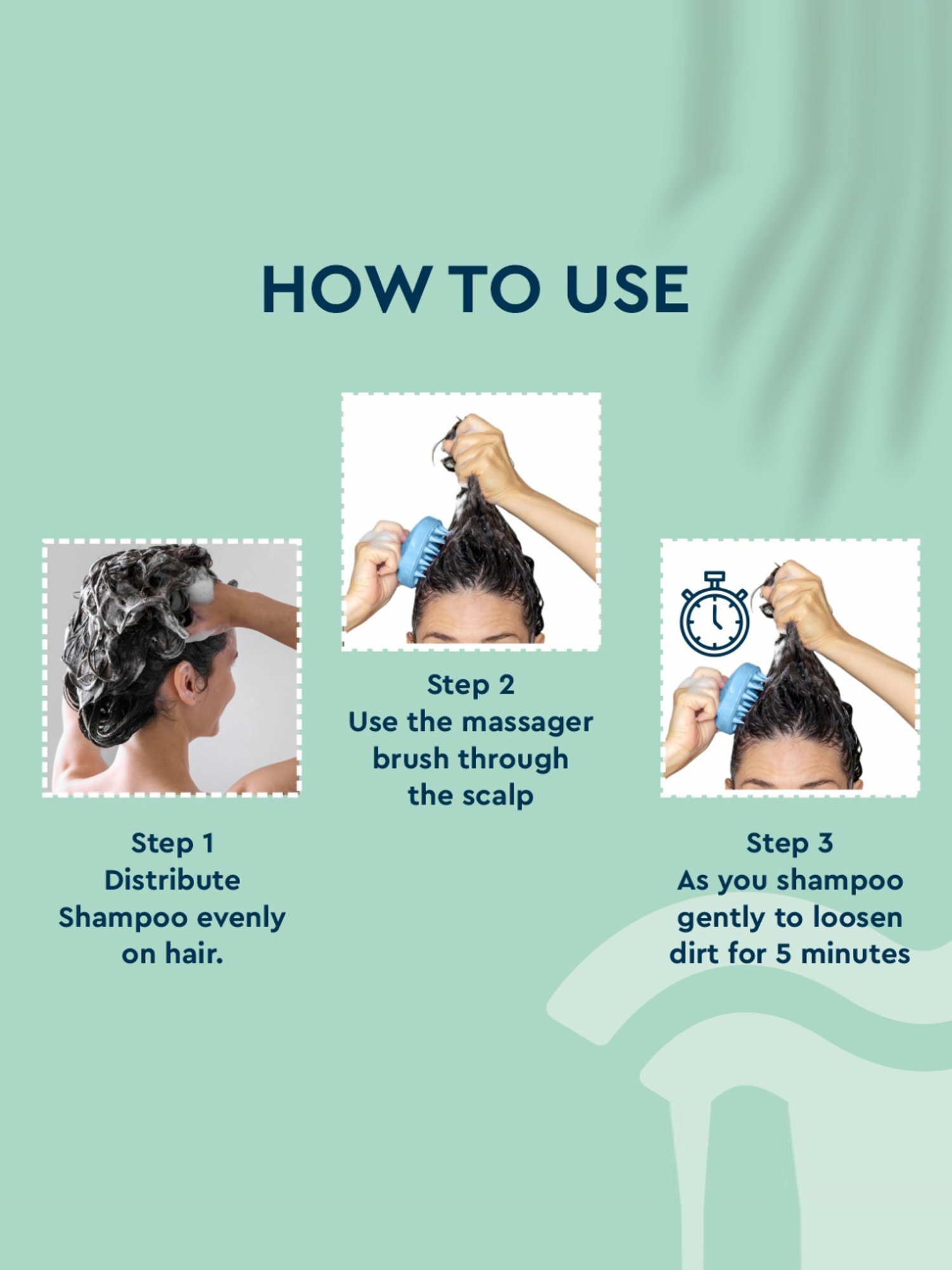 GUBB Stimulating Scalp Massager Brush