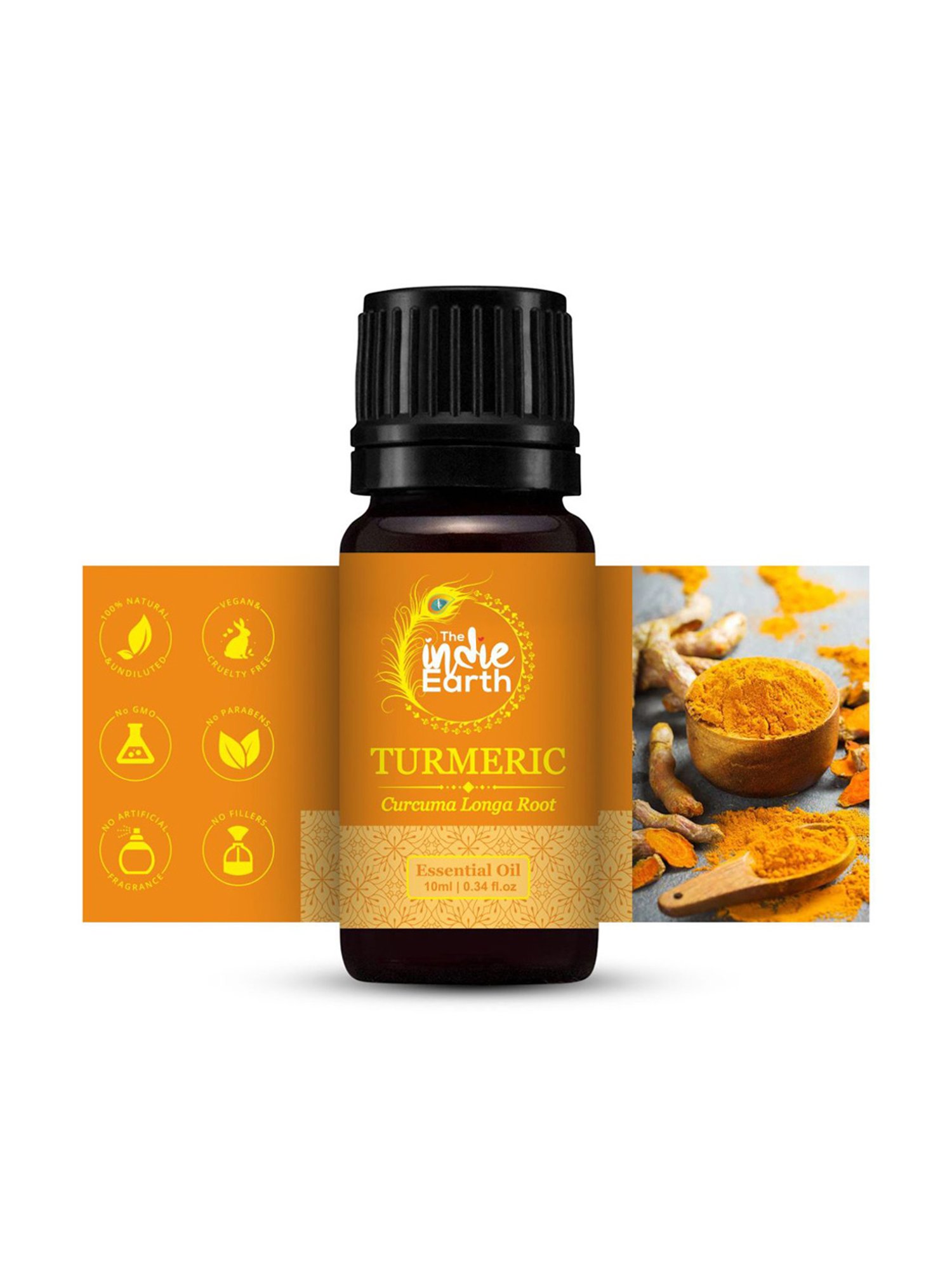 The Indie Earth Turmeric Essential Oil - 10 ml