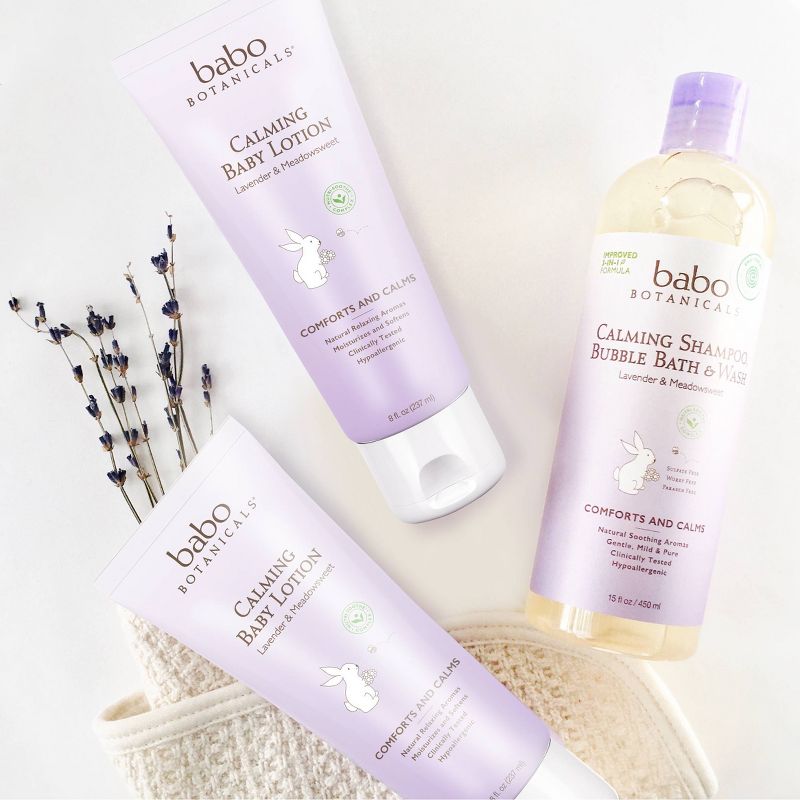 Babo Botanicals Calming Lavender Baby Lotion - 8oz