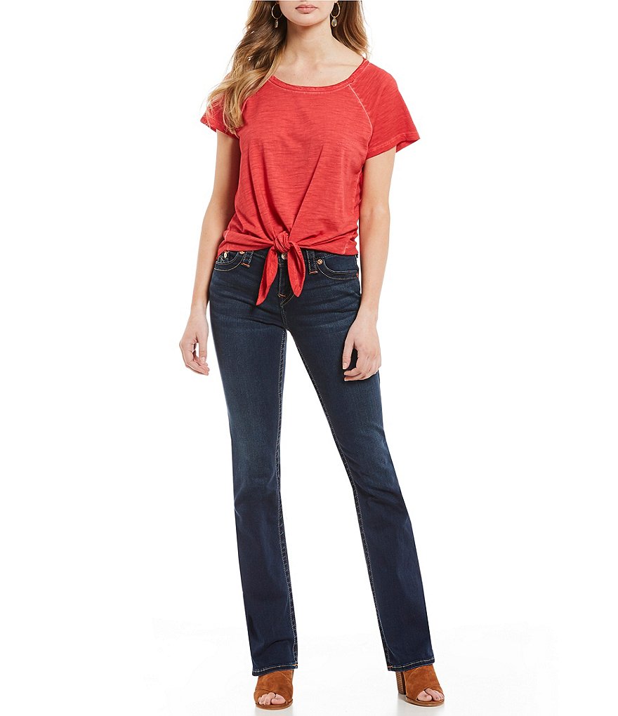 Every Straight Leg Ankle Crop Front Zipper Jeans