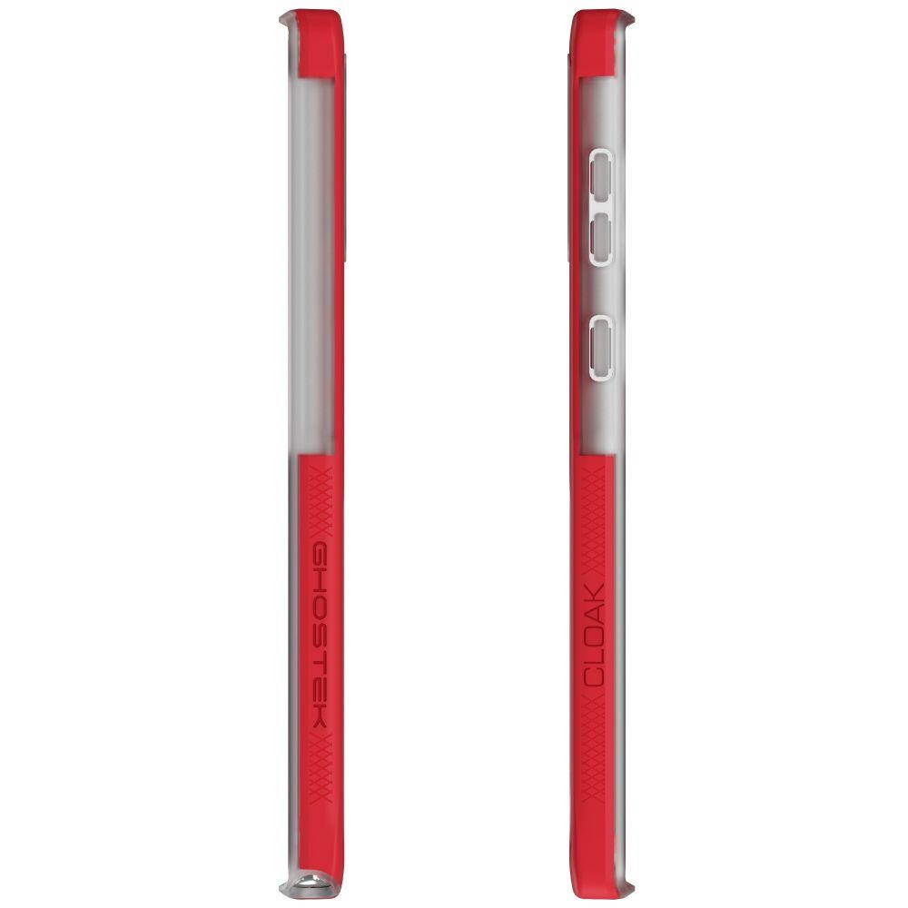 Ghostek Cloak Designed for Samsung Note 10 Case Clear Tough Bumper Protector Cover Luxury Design Supports Wireless Battery Charging Raised Bezel for Extra Screen Protection 2019 Note10 - (Blue/Gold)