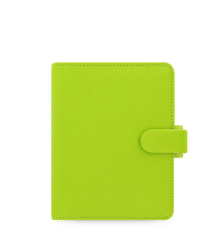 The Filofax  Pocket Size Saffiano Organizer Pear - 022527 - 2018 Diary