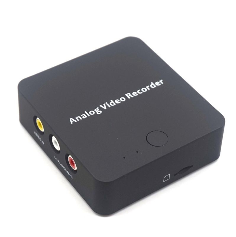 Plugadget VHS Digital Converter Video Recorder Device for VCR DVD DVR Camcorder AV Tape TO SD Media Analog File Digitizer