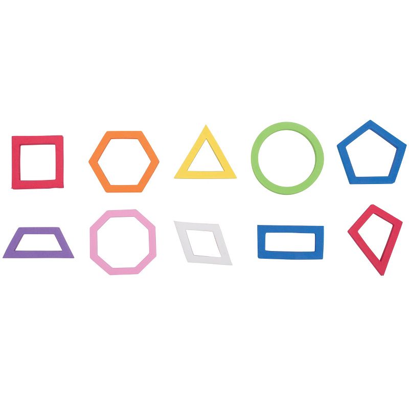 Ready 2 Learn Giant Stampers - Geometric Shapes - Outlines - Set of 10
