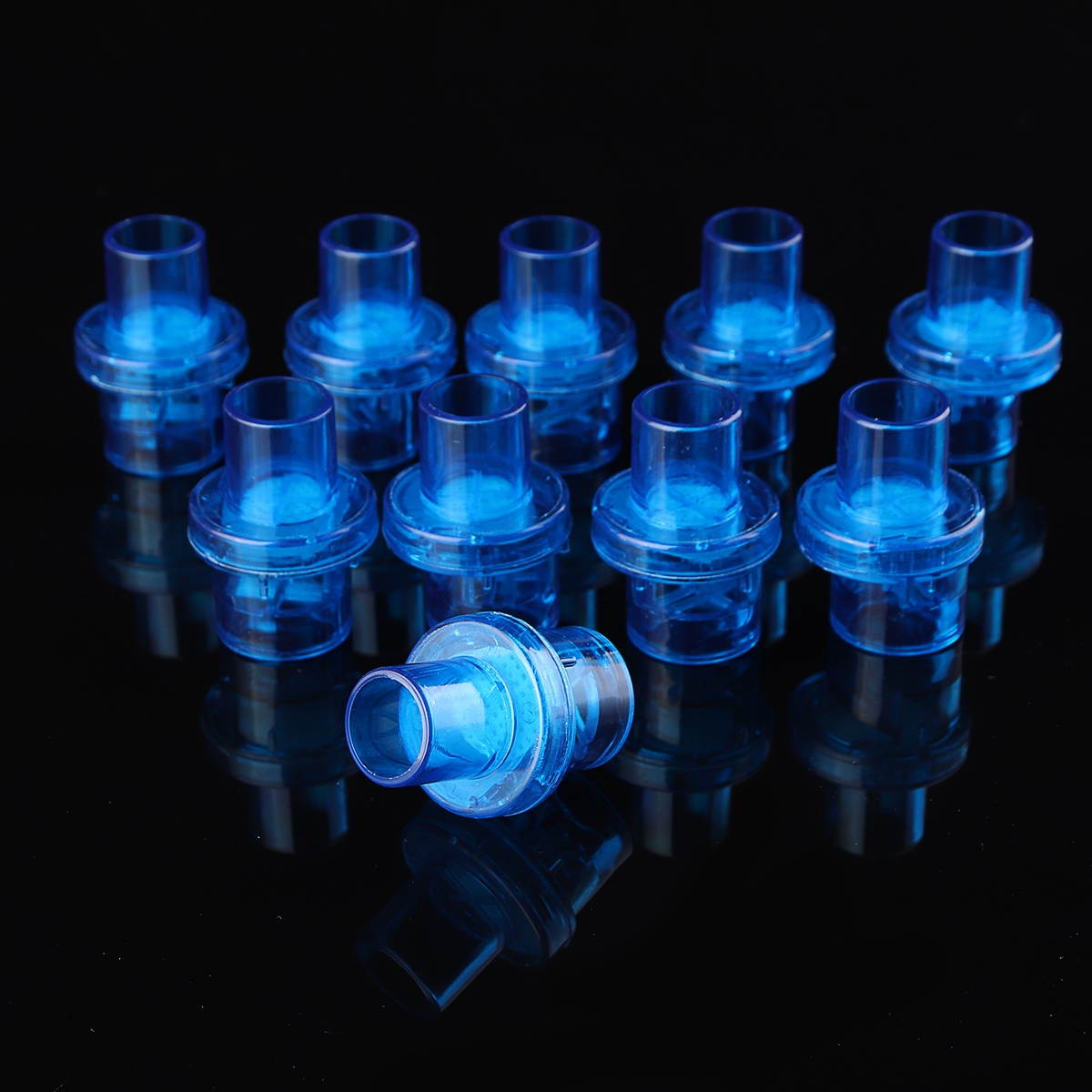 10Pcs Disposable One-way CPR Mask Training Valves Mouthpieces Micromask  #1