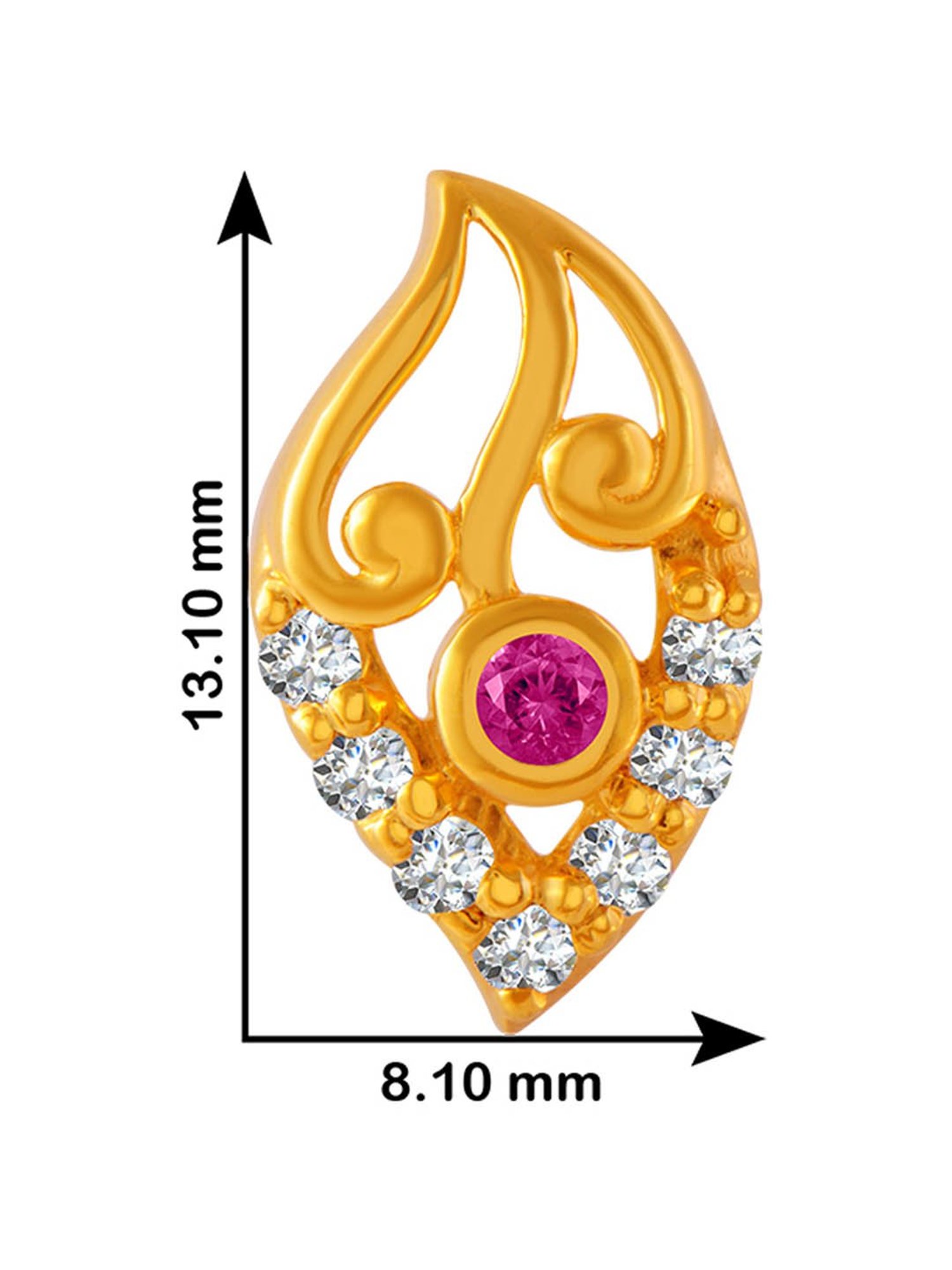 CKC Opulent Multi-Tiered Gold Jhumka Eardrops