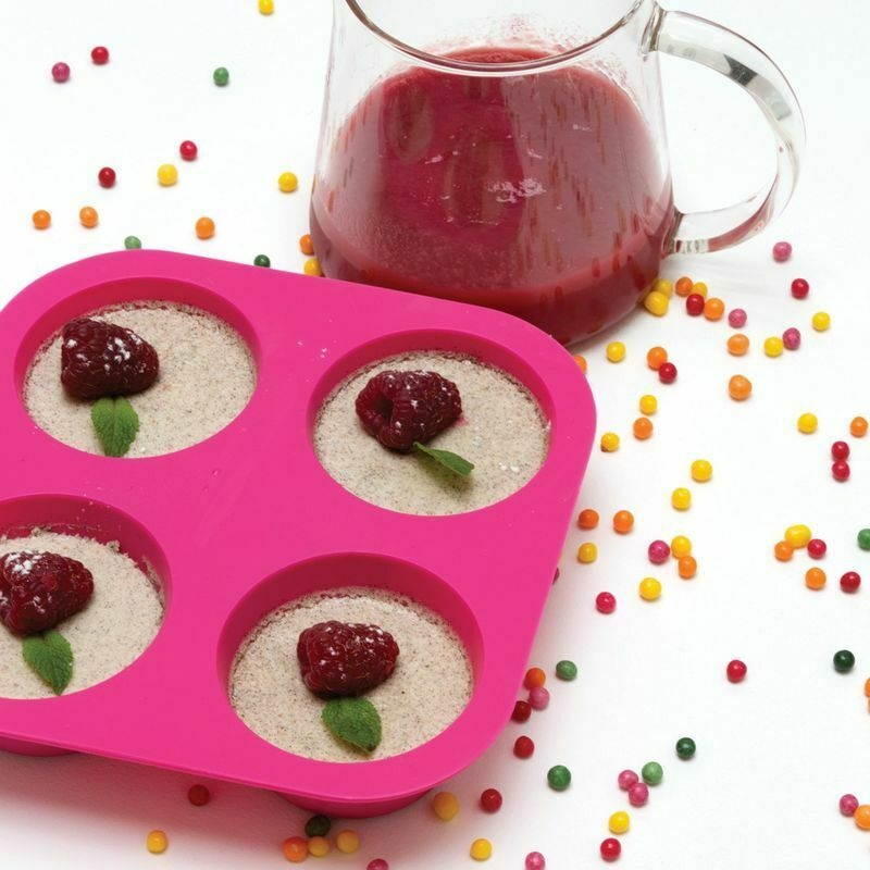 Kids 6-Piece Silicone Cooking Baking Muffin Cupcake Mold Set