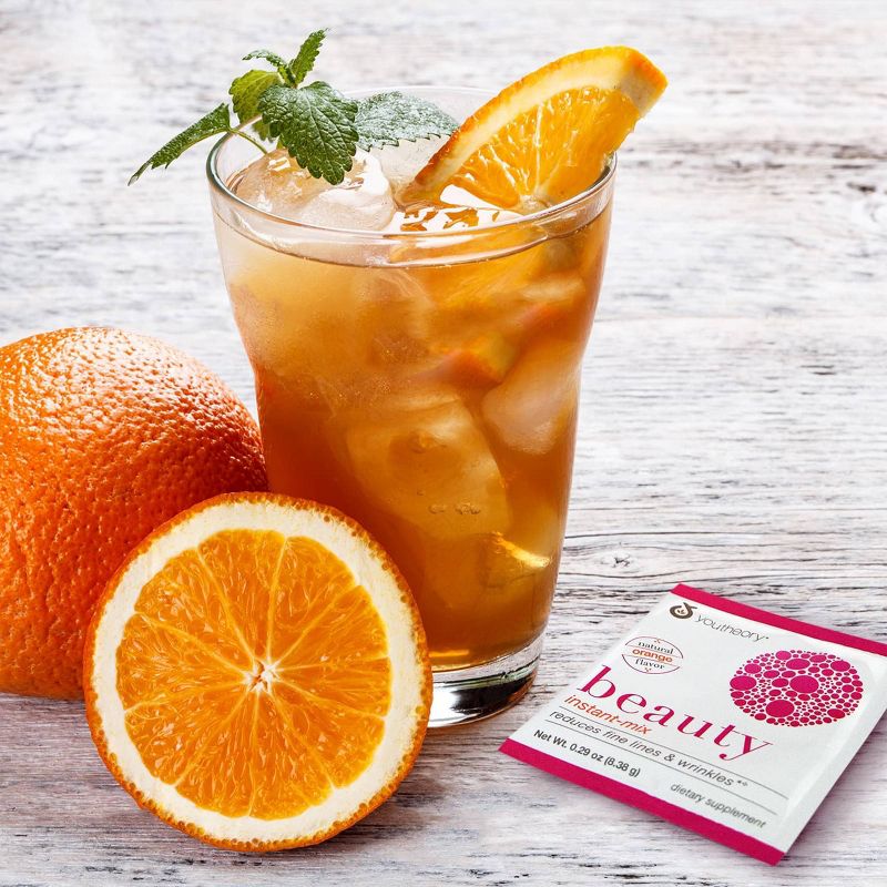 Youtheory Beauty Instant-Mix Powder Packets - 15ct