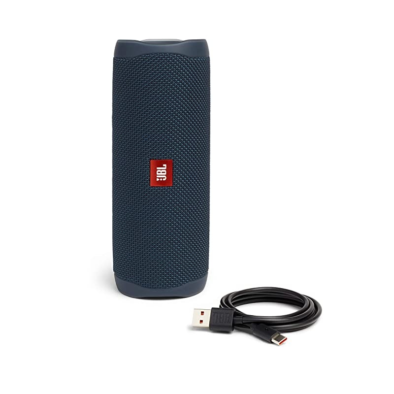 Flip 5 Portable Bluetooth Speaker - Ocean Blue (FLIP5BLUAM) (Renewed)
