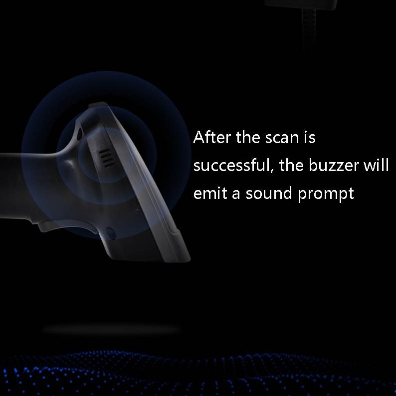 Deli Wired And Wireless Scanner Drugstore Supermarket Catering Logistics Cash Register Scanner,