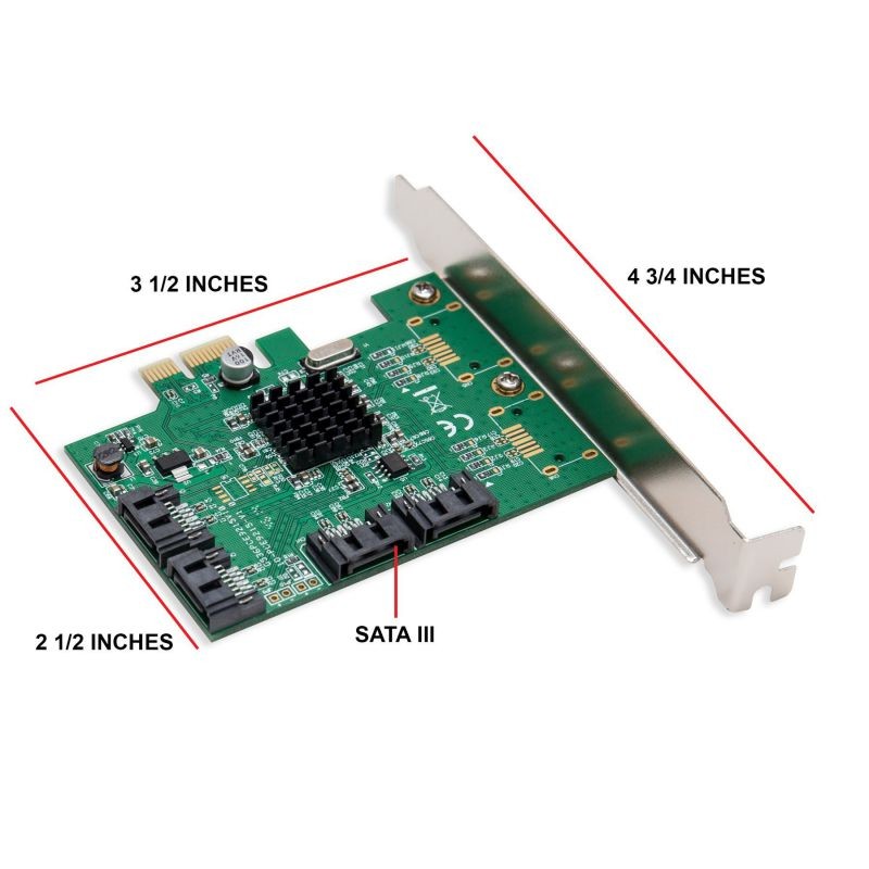 SA SATA3-EC200 6Gbps eSATA III 2 Ports ExpressCard
