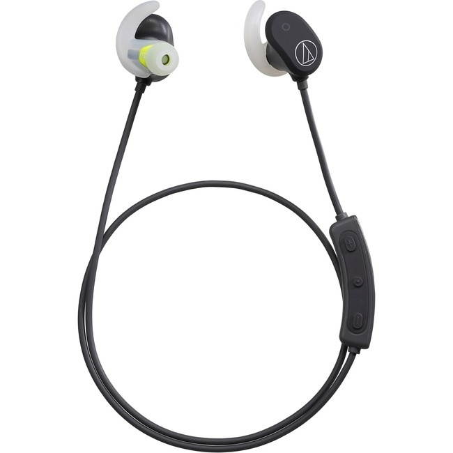 Audio Technica Wireless In-Ear Waterproof Headphones Black