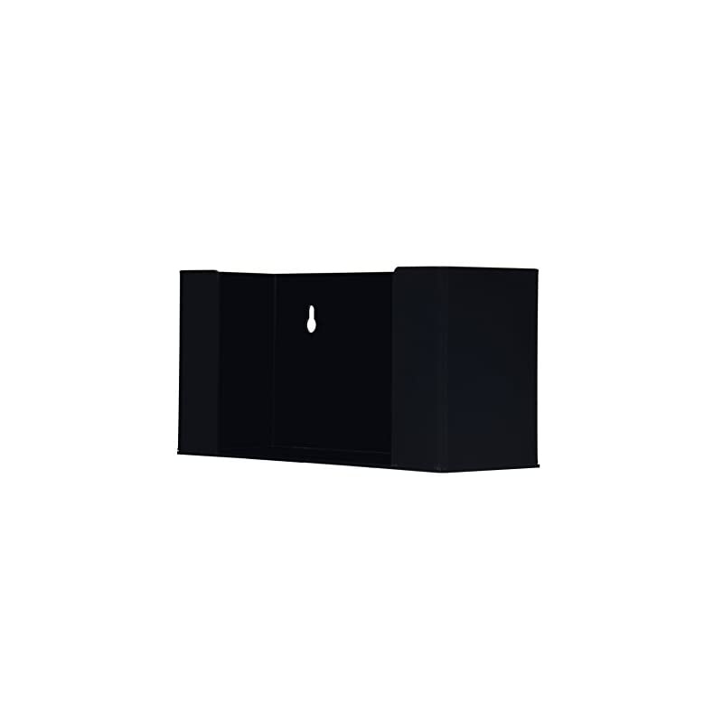 Hand Towel Holder 11 7/8"w x 6 7/8"h Black Acryllic TableTop Stand Counter Top Kitchen Bar Organizer Space Saver Value Pack of 6