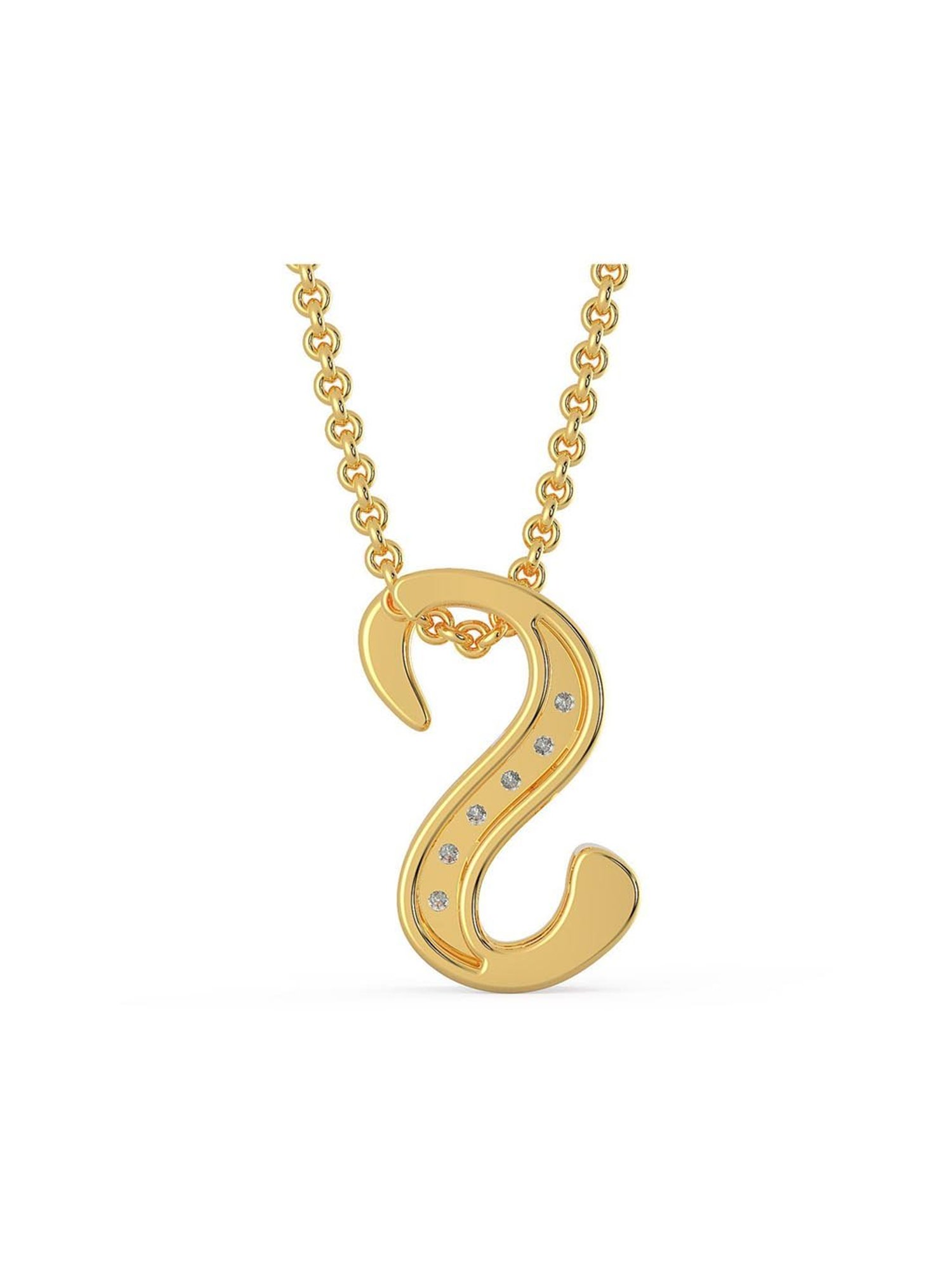 CKC Sacred Rudraksha Gold Pendant: Single Loop Elegance