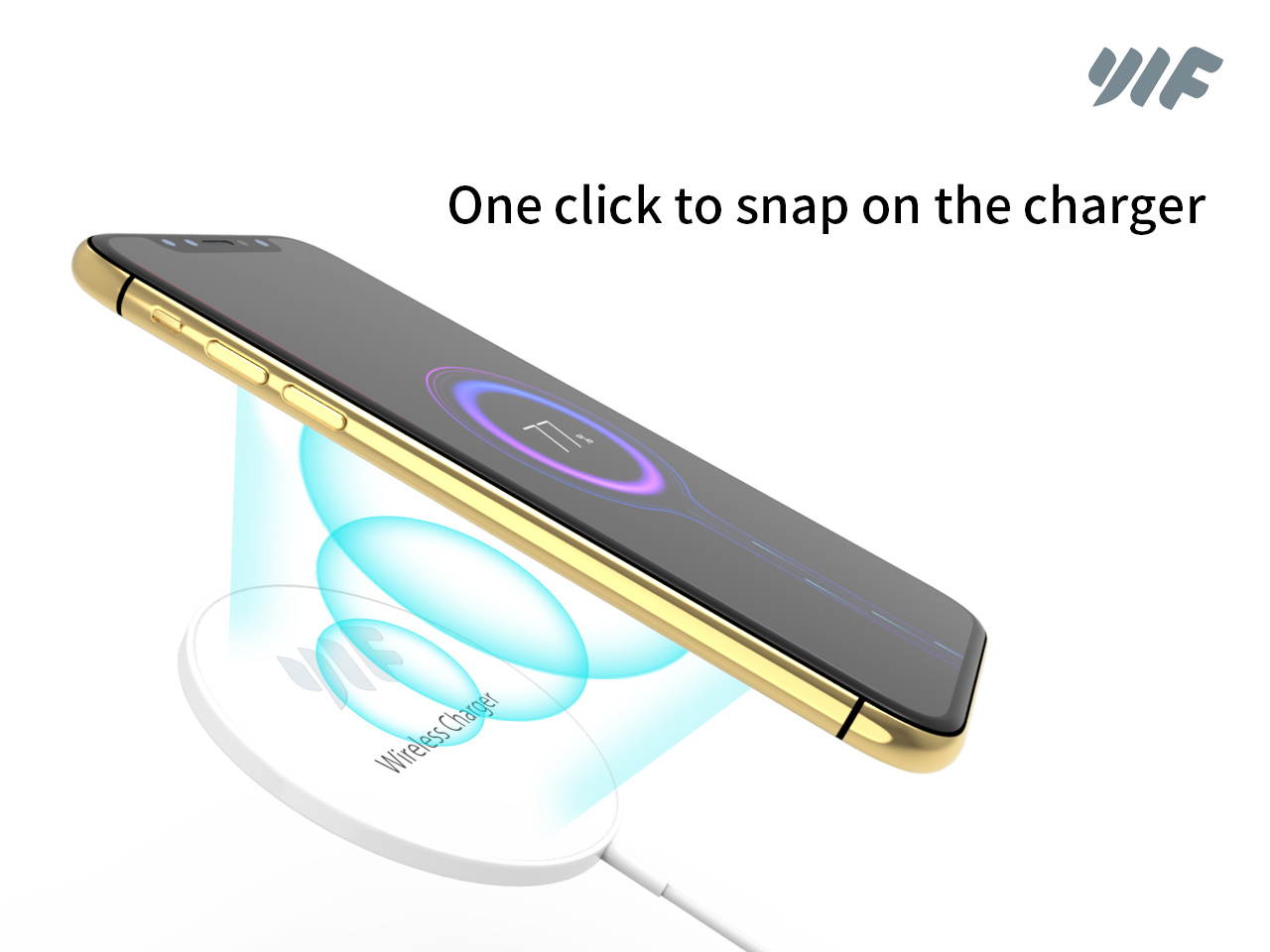 YLF New Magsafe Wireless Charger Built-in Magnets fast charging compatible for iPhone12 series and compatible with All QI Verified Wireless Charging iOS&Andriod Phone Samsung /Huawei