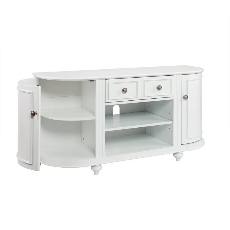 49" TV Stand - White - Aiden Lane