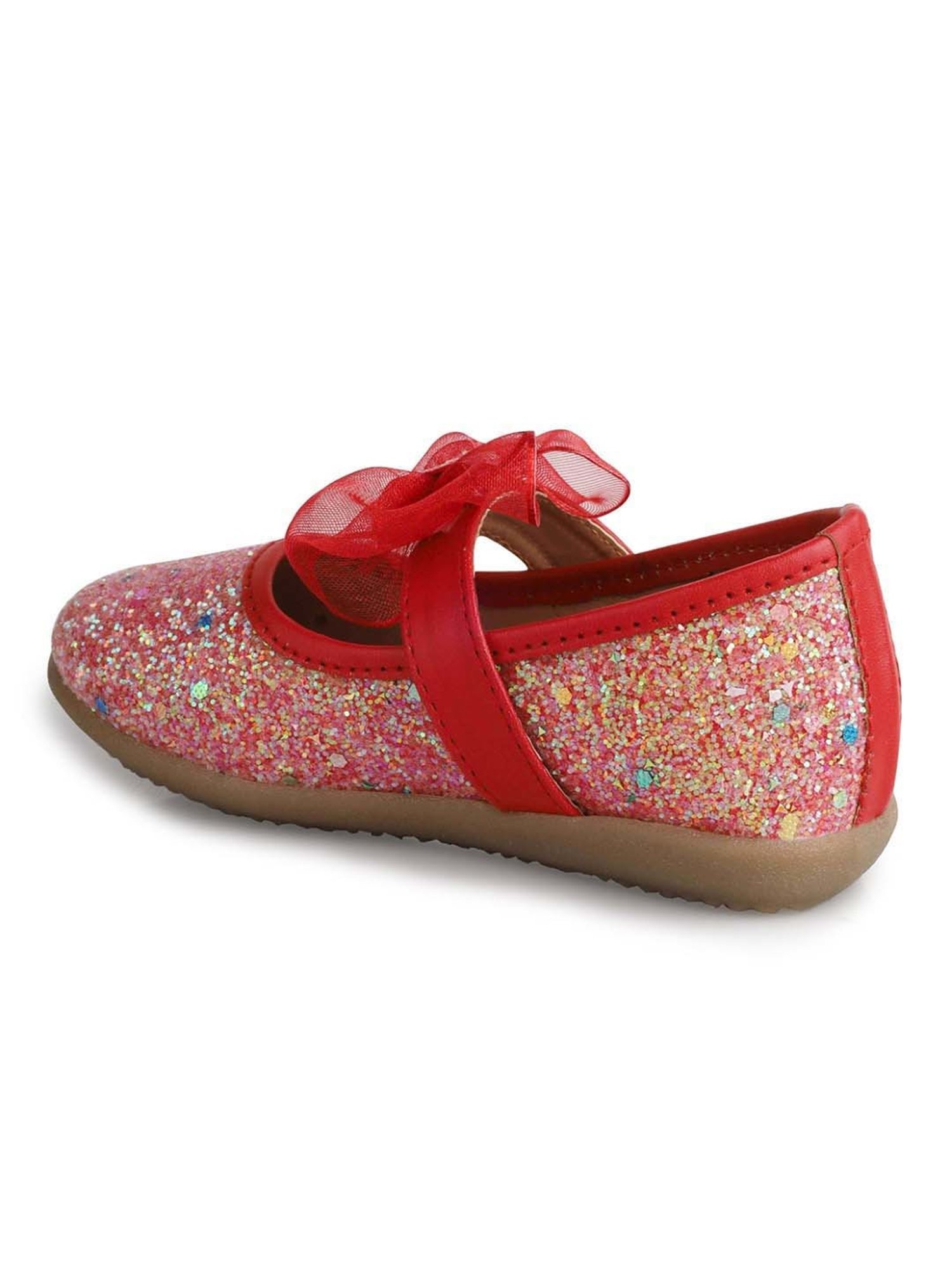 Minesole Kids Rock Red Mary Jane Shoes