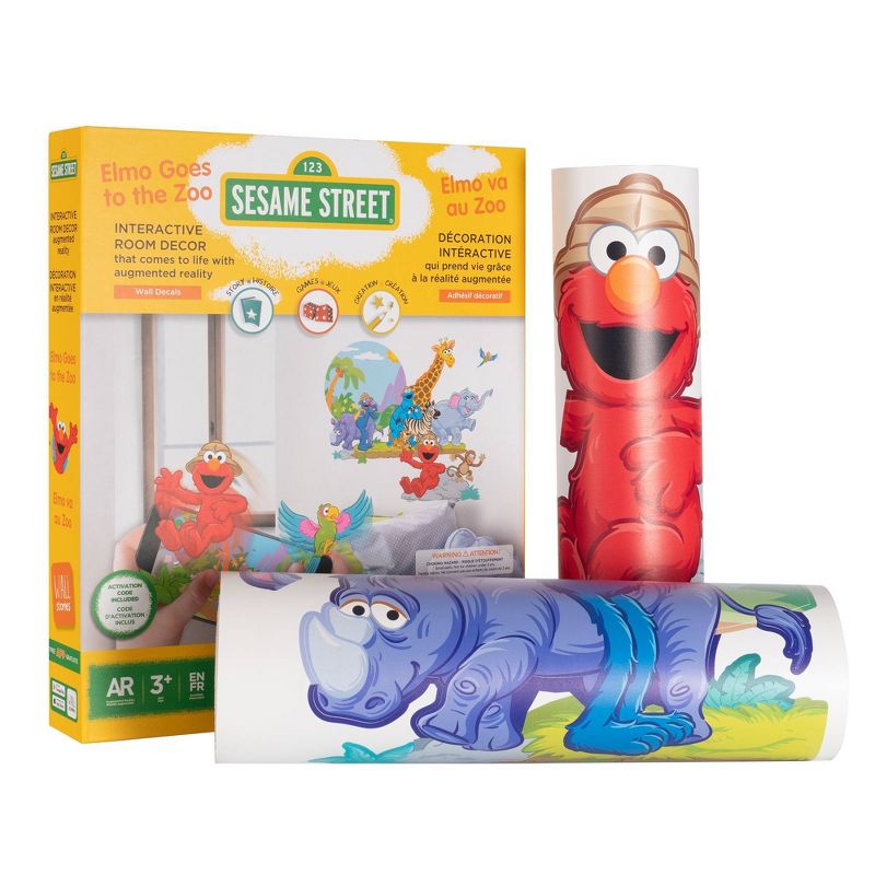 Smart Tiles Sesame Street Elmo Goes to the Zoo Wall Decal