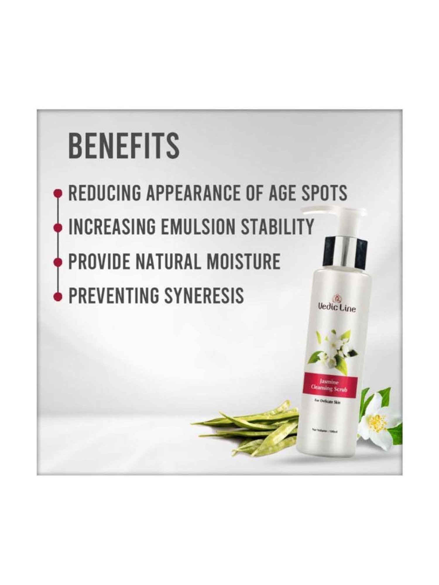 VEDIC LINE Jasmine Cleansing Scrub - 100 ml