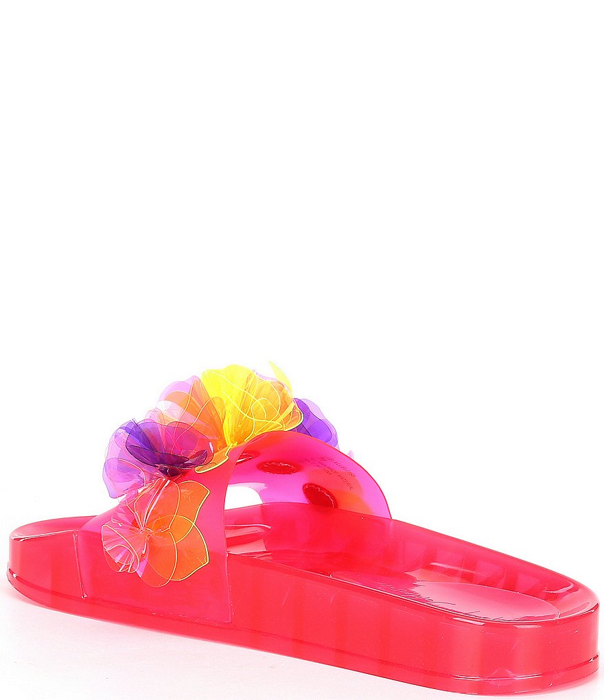 Betsey Johnson Luela Flower Detail Pool Slides