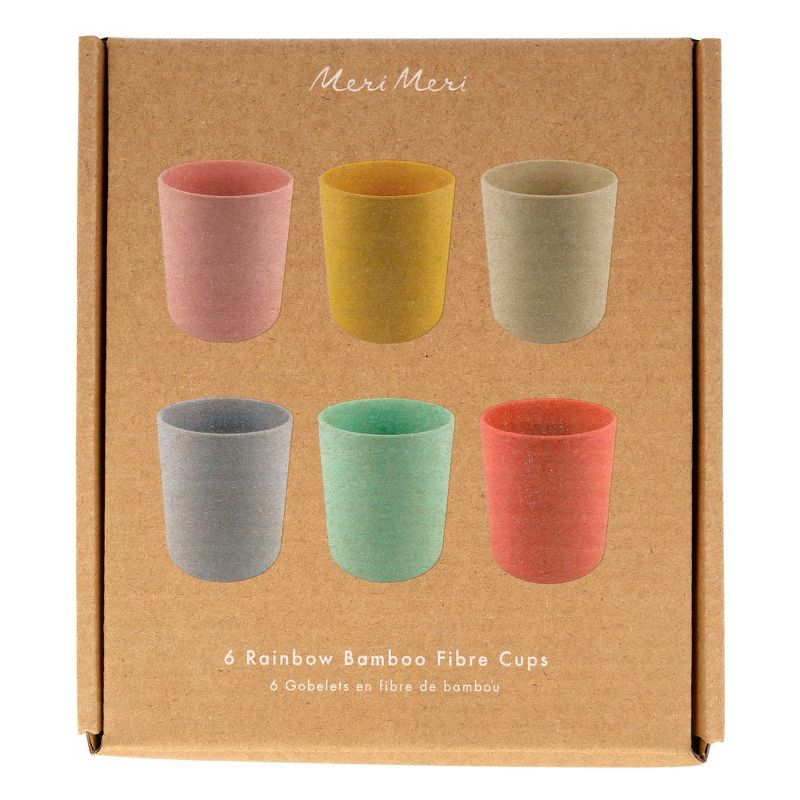 Mixed Set Bamboo Fiber Cups
