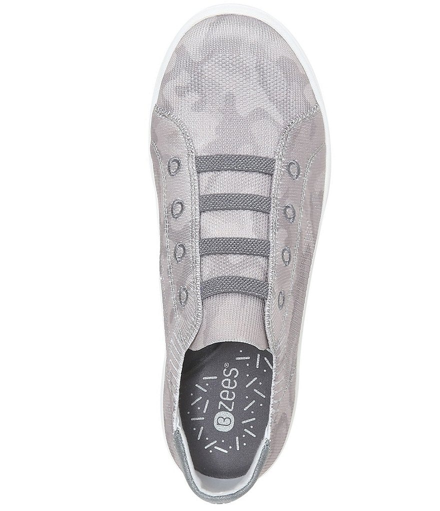 Bzees Premium Golden Knit Washable Slip-On Sneakers