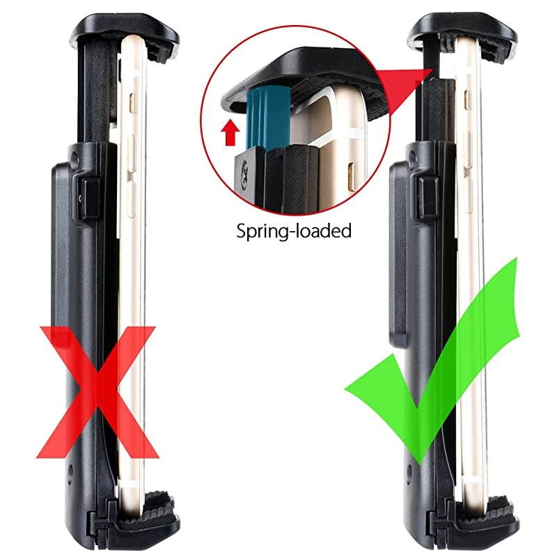 Car Headrest Mount,  Car Headrest Tablet Holder for iPad Pro/Air/Mini,Kindle Fire HD,Nintendo Switch,iPhone&Other Smartphones Stand Cradle Bracket Holder for 4&rsquo;&rsquo;-9&rsquo;&rsquo;with 360&deg; Angle-Adjustable