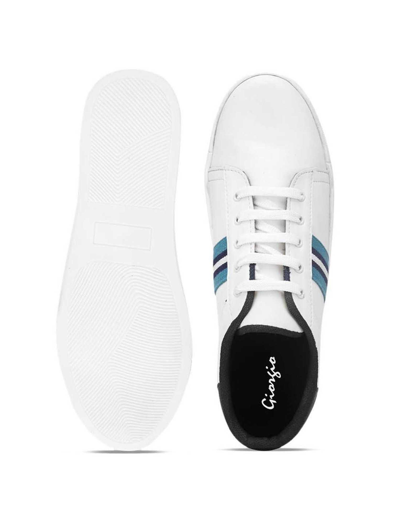 Giorgio Men's White Casual Sneakers