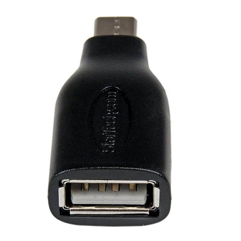 com Micro USB OTG to USB Adapter - Micro USB Male OTG to USB Female Adapter - USB On The Go Adapter (UUSBOTGADAP), Black