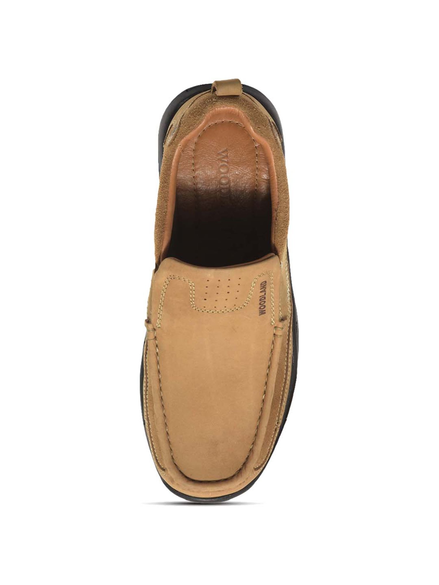 Woodland Men's Camel Casual Loafers