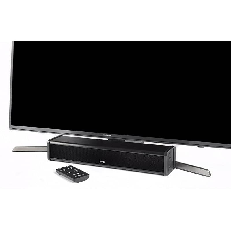 AV203 Sound Bar TV Speaker with Hearing Aid Technology Six Levels of Voice Boost 30Day Home Trial Black