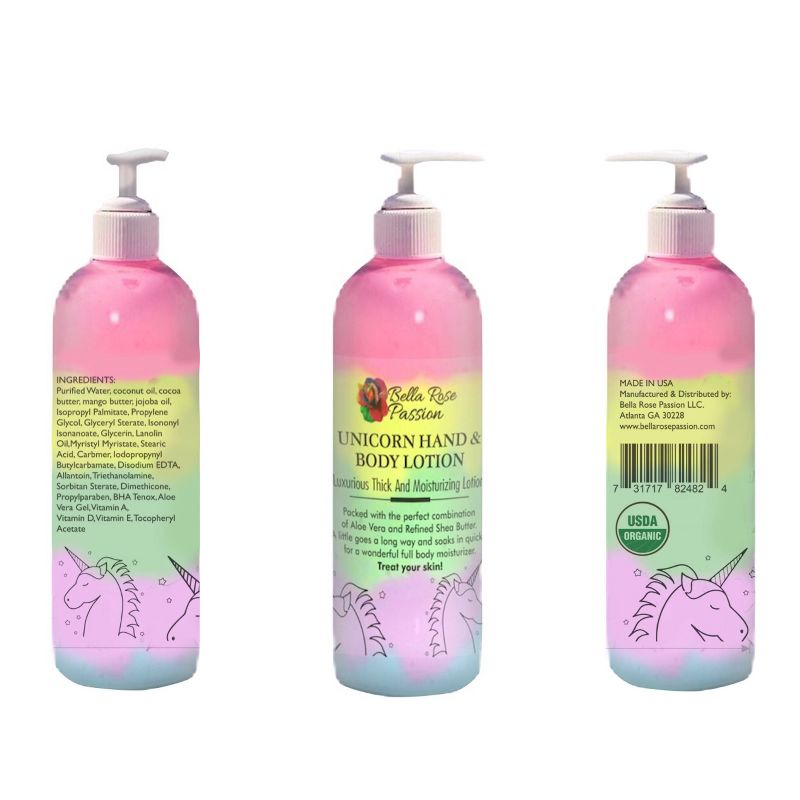 Bella Rose Passion Unicorn Body Lotion - 8 fl oz
