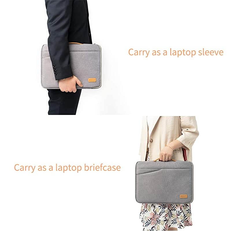 14 Inch Laptop Case 360 Protective Portable Laptop Sleeve for Lenovo ThinkPad X1 Yoga Ideapad, HP EliteBook x360,Dell Latitude Notebook 14" Asus Acer MSI Chromebook Bag, Black