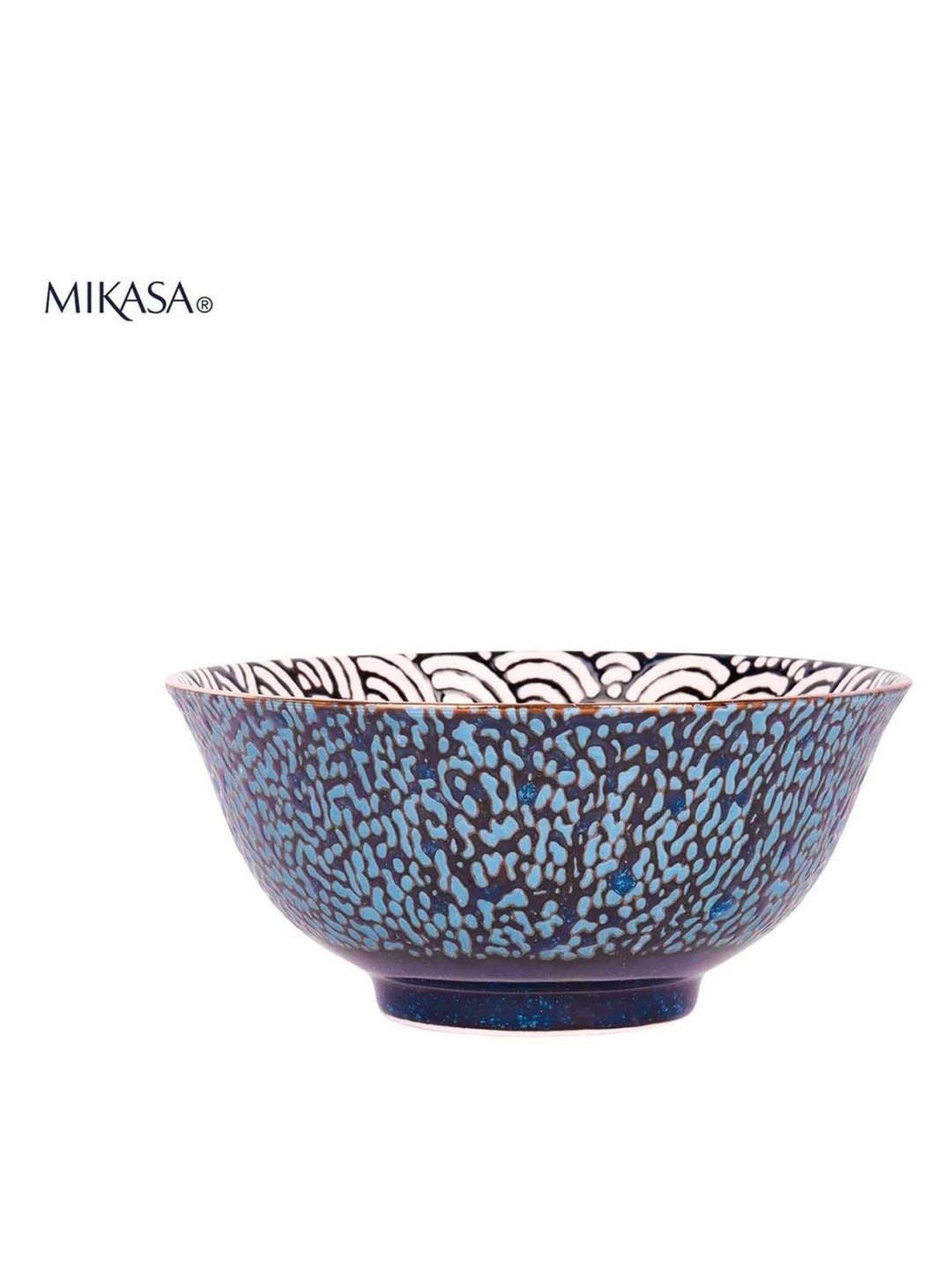 Mikasa 2-Piece Blue Medium Perfection Satori Serving Bowl Set