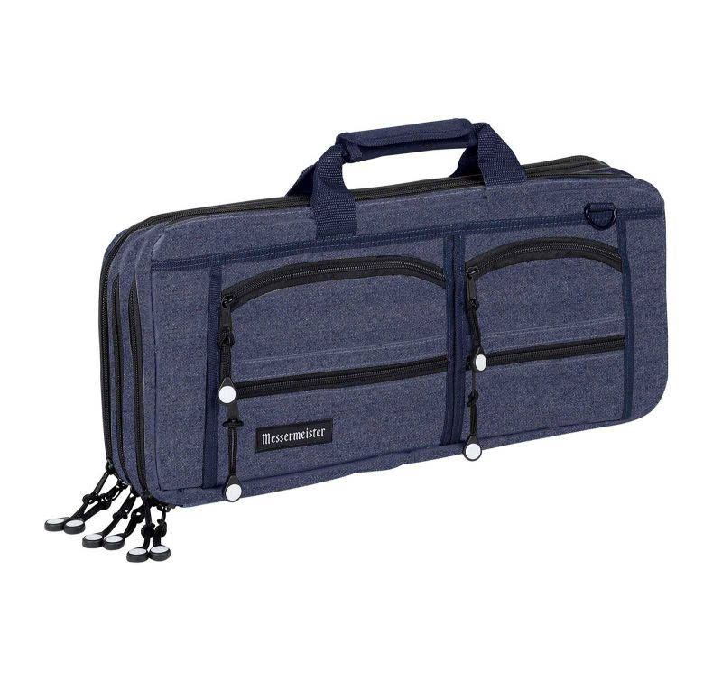 Messermeister Blue Denim 18 Pocket Meister Chef's Case