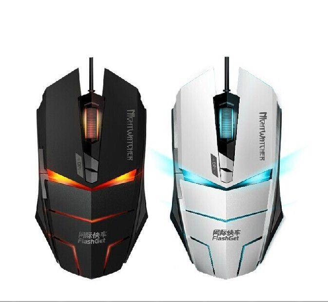8D 2000DPI FLASHGET NightWatcher 7 Buttons Multimedia Optical Usb Gaming Mouse