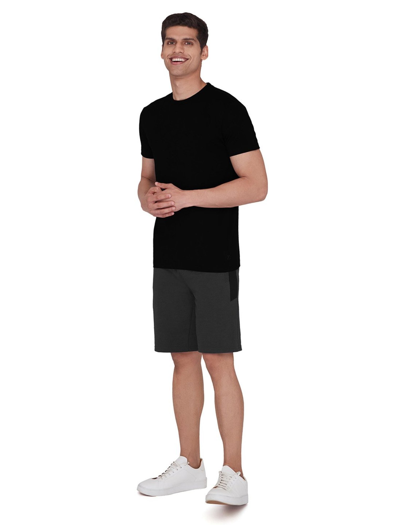 XYXX Black Round Neck T-Shirt